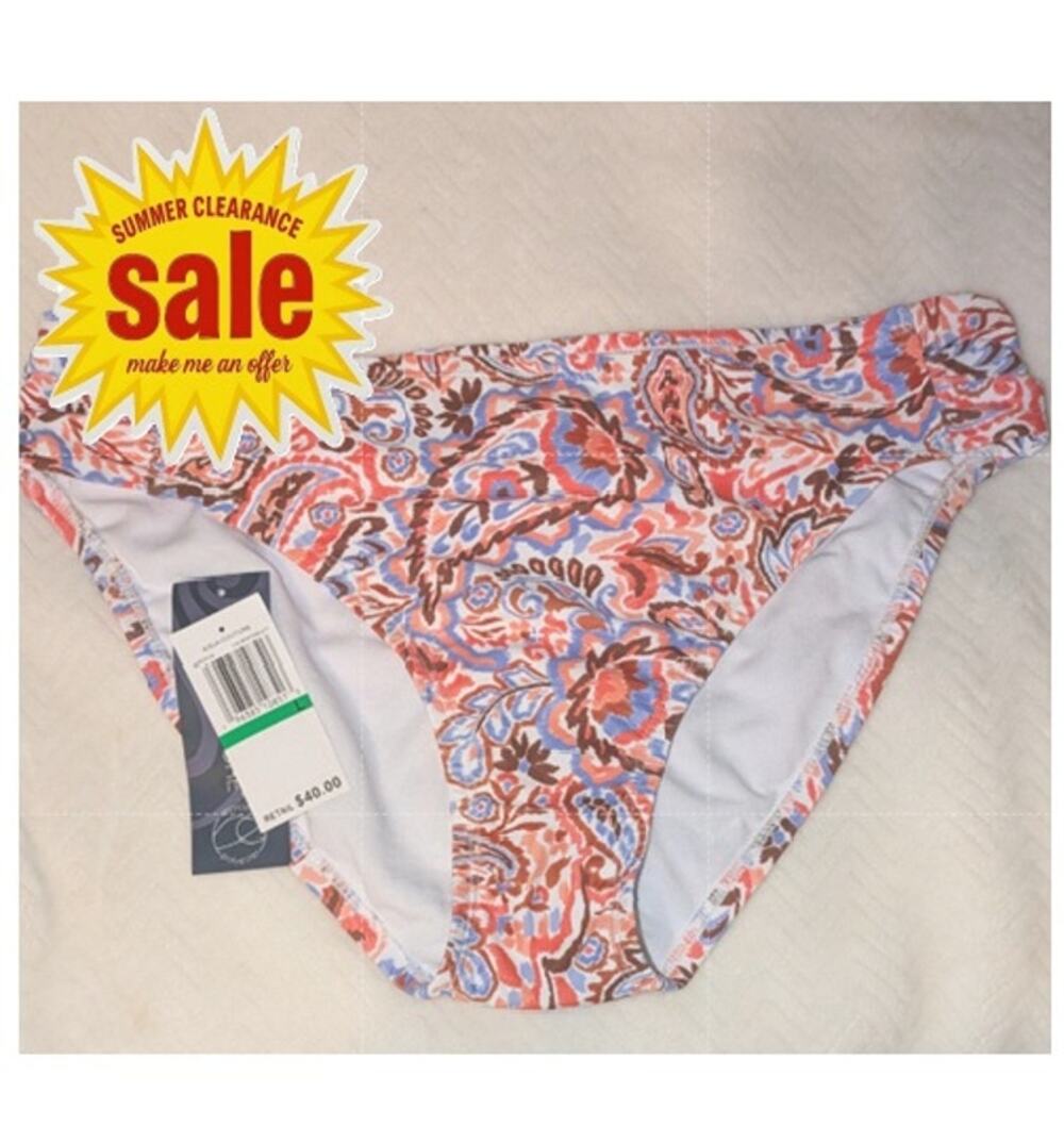 NWT Aqua Couture Swim Bottoms Size L  SUMMER CLEARANCE SALE - MAKE ME AN OFFER!